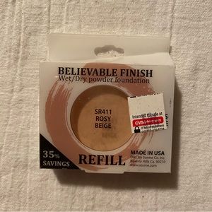 Sormé SR411 Rosy Beige Believable Finish Wet/Dry Powder Foundation Refill